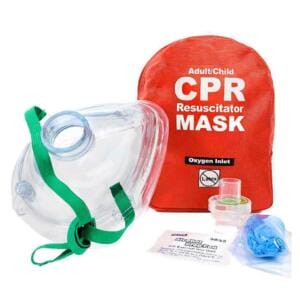 WNL Adult/Child CPR Mask - Red