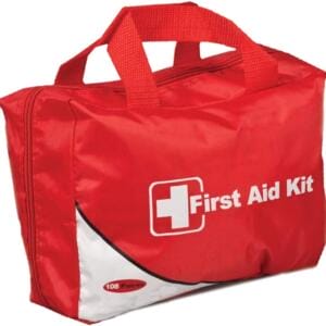 Family First Aid Kit in Nylon Zipper Case- 108 piece