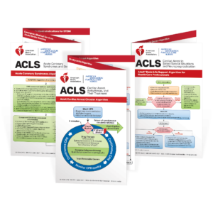 2025 AHA ACLS Reference Cards (Set of 3)