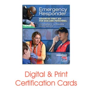 ASHI Advanced First Aid Certification Cards