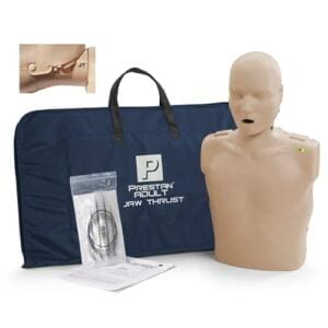 Blue Carry Bag for PRESTAN Professional Adult Jaw Thrust Manikin Single