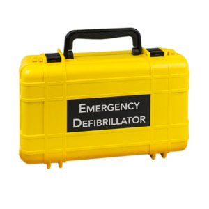 Defibtech Lifeline (100 Series) Yellow Deluxe Water Resistant Hard Plastic Carrying Case