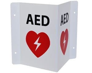 Flexible AED Wall Sign
