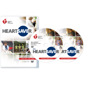2025 AHA Heartsaver® First Aid CPR AED Course DVD Set