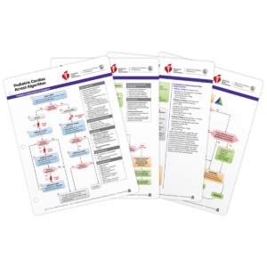 2025 AHA PALS Emergency Crash Cart Cards (Set of 4)